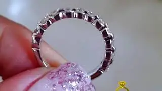 Half Eternity White Gold Ring 2020-002