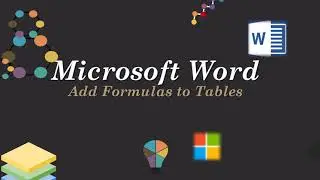 ADD FORMULAS TO TABLE | Can Microsoft Word perform CALCULATIONS? | Microsoft Word Tips | SHOULD know