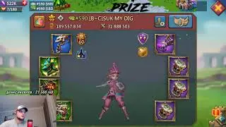 Lords Mobile - KVK K585, 590 vs 587. HIGHLIGHTS