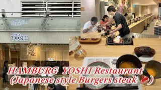 Yoshi Restaurant ( 🇯🇵 Japanese Style Burger steak 🥩) Hamburg  yummy 😋 Delicious 😋 