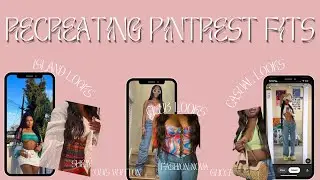 RECREATING PINTEREST LOOKS! Real Affordable and Cute x THE HOUSE OF YAS 🩷
