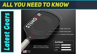 Stinger Pro Pickleball Paddle: Unleash POWER & SPIN!
