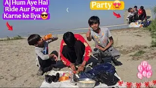 Cycle Ride Mein yeh Kya Ho Gaya😱? Aj Hum Aye Hai Party Karne Desert Mein😂 