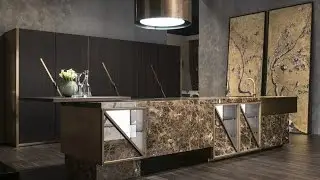 Scic, Fendi Casa. Итальянская мебель, кухни, светильники, аксессуары. iSaloni 2016