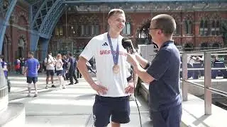 talkSPORT - John catching up with Team GB boxing bronze medalist Lewis Richardson
