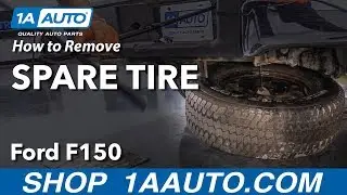How to Remove and Lubricate Spare Tire 09-14 Ford F-150