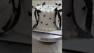Ribbon 🎀 cake tutorial #viral #trending #youtubeshorts #ytshorts #masalahut #viralreels #instacake