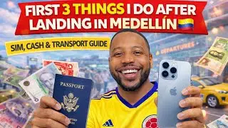 First 3 Things You MUST Do After Landing in Medell&iacute;n 🇨🇴 (SIM, Cash & Transport)