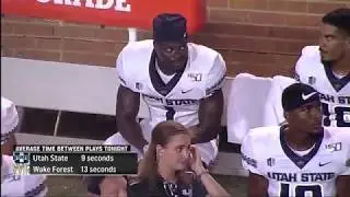 NCAAF 2019 Utah State at Wake Forest
