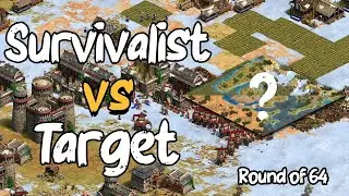 Survivalist vs Target | Master of HyperRandom Qualifier | Round of 64