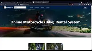 Online Motorcycle Bike Rental System in PHP DEMO