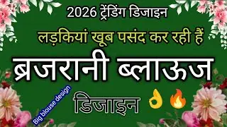 2026 ट्रेंडिंग ब्लाउज डिजाइन/Designer blouse design back neck/Blouse ki design/cutting stitching