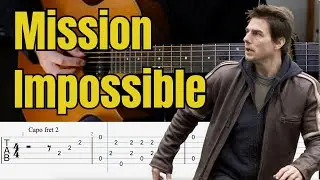 Mission Impossible fingerstyle, with tabs