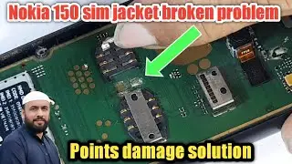 Nokia 150 insert sim problem solution | sim jacket broken solution || Saad Mobiles Chiniot