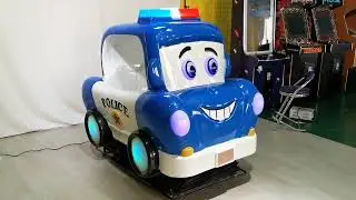 Super Police Car Kiddy Ride Machine - High-Profit Wholesale Opportunity for Arcade Businesses