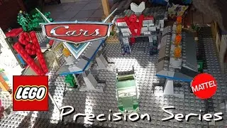 Обзор на Кафе Фло V8, Тачки MATTEL Cars Precision Series из ЛЕГО!