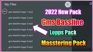 gms bassline lopps || dj anupam tiwari gms bassline pack || 2022 gms pack