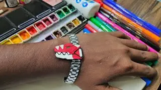 How to Make Dino Thunder Red Ranger Morpher from Paper 🔥| Power Rangers Papercraft🔥💯🦖