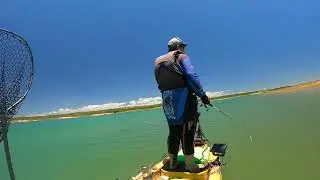 Capturando um tucunaré ao vivo