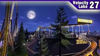 Velocity Lake (ep. 27) -  Lights, Stations and Supports! | Planet Coaster
