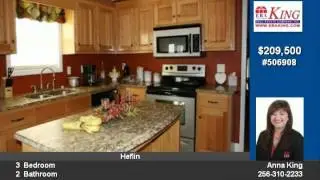 Heflin AL  3 BD/2 BA