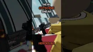NEW HEROES BG CUTSCENE SNEAK! | #tsb #roblox #shorts