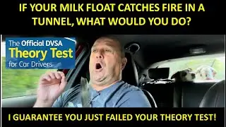 THEORY TEST QUESTION - YOUR EV CATCHES FIRE IN A TUNNEL, WHAT DO YOU DO? THE ANSWER IS MINDBLOWING!