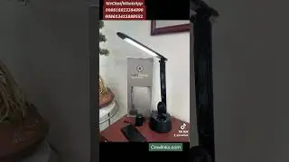 Smart desk lamp, multifunctional desk lamp, with speaker, smart clock, wireless charging, #cnwlinks