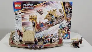 Lego Marvel Thor The GOAT Boat Overview 76208