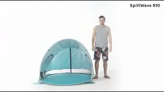 WolfWise SpiltWave R10 Beach Tent - Setup and Folding Guide