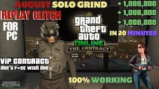 Enhanced *August* Dr Dre Contract Mission SKIP PREPS +REPLAY GLITCH GTA Online 1,000,000$ in 10mins