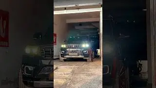 Mahindra Scorpion headlights upgraded with quad projectors setup & Demon eye😈