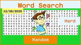 Word Search Hard - Random - 12/26/2025
