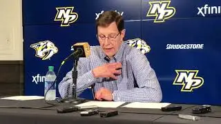 David Poile says Nashville Predators didn't meet expectations