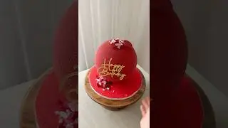 Торт бомба #baking #cake #shorts #испания #бисквит #patisserie #красныйбархат #торт