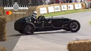 1935 Frazer Nash Monoposto spins out at FOS