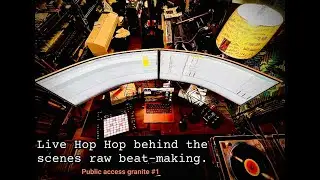 Live Hip Hop behind the scenes raw beat-making.