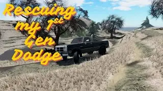 Rescuing my 1st Gen dodge from the FROZEN MUD?! (PG-13)