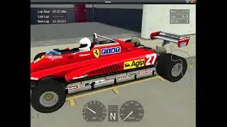 VDrift - A Drive with the 1982 Ferrari 126C2 of Gilles Villeneuve at Imola