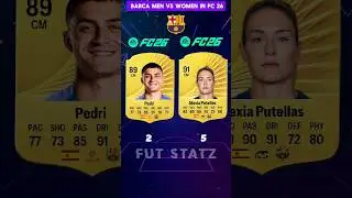 Barca Men Vs Women in FC 26 #fc26 #fifa