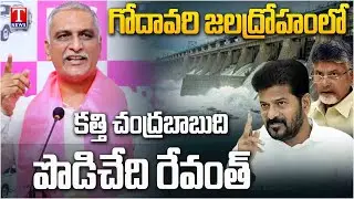 Harish Rao Explains About How Godavari Water Betrayal Happening To Telangana | T News