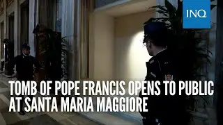 Tomb of Pope Francis opens to public at Santa Maria Maggiore