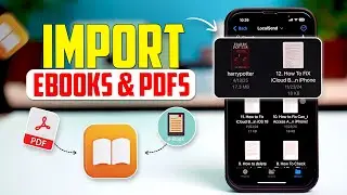 How to Import eBooks & PDFs to the Books App on iPhone | Easy iPhone PDF & ePub Import