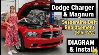 Замена ремня ГРМ на Dodge Charger и Magnum (3,5 л V6) | СХЕМА И УСТАНОВКА