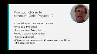 Présentation du Concours Geipi Polytech 2021