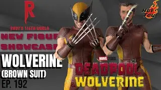 HOT TOYS: WOLVERINE (BROWN SUIT) (DEADPOOL & WOLVERINE): NEW FIGURE SHOWCASE (EP.192) #hottoys #mcu