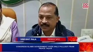 CONGRESS SLAMS GOVERNMENT OVER HNLC PULLOUT FROM PEACE TALKS