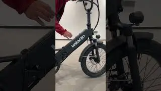 Premium Zwarte Vouwfiets met Dikke Banden | Black Folding Fat Tire E-bike 🖤
