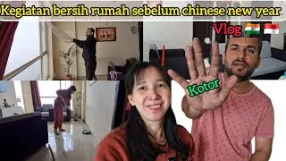 Rutinitas hari ini bersihin rumah kotor sekali ‼️ tinggal di india 