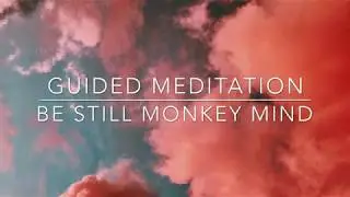 Guided Meditation - Be Still Monkey Mind (144hz THETA brainwaves, listen with headphones)